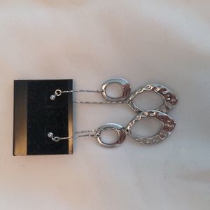 Unique silver earrings